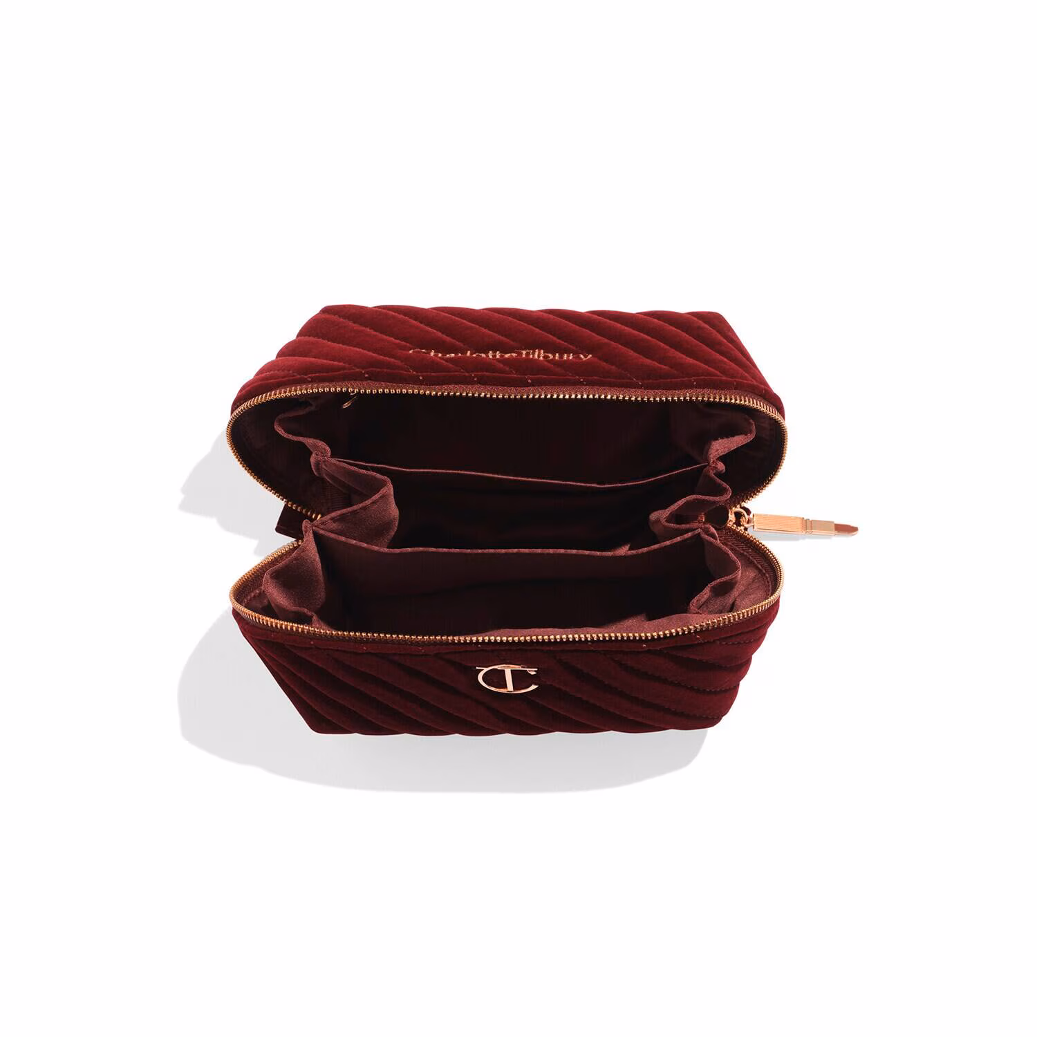 CT Organiser Velvet Make Up Bag Medium - Image 2