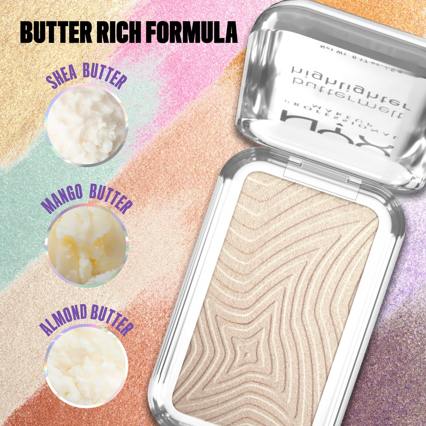 NYX Professional Makeup Buttermelt Highlighter Bright & Butta - Image 4
