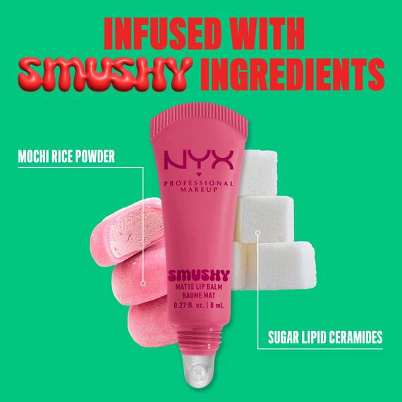 NYX Professional Makeup Smushy Matte Lip Balm Swipe Sesh - Image 5