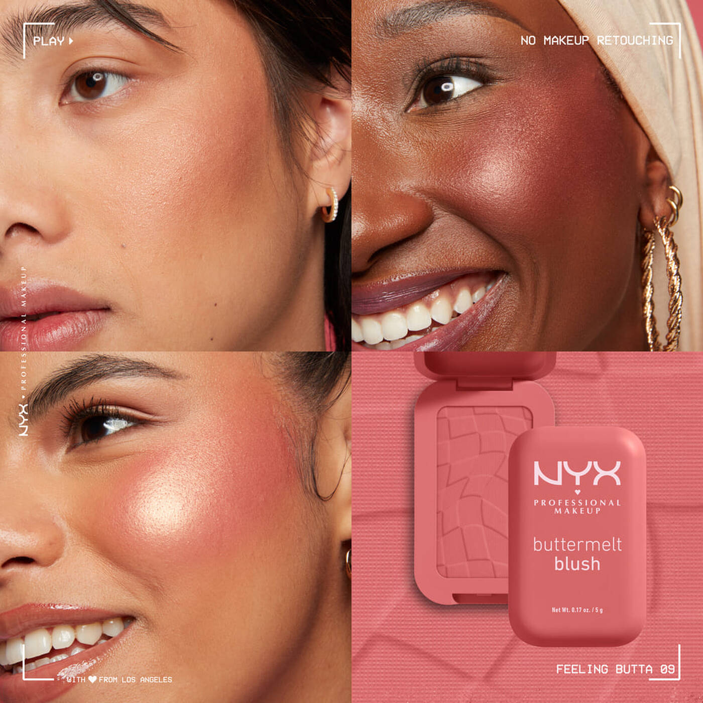 NYX Professional Makeup Buttermelt Blush Feeling Butta - Image 3