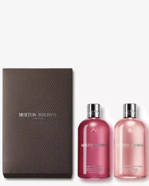 Molton Brown Fiery Pink Pepper & Delicious Rhubarb & Rose Bathing Gift Set