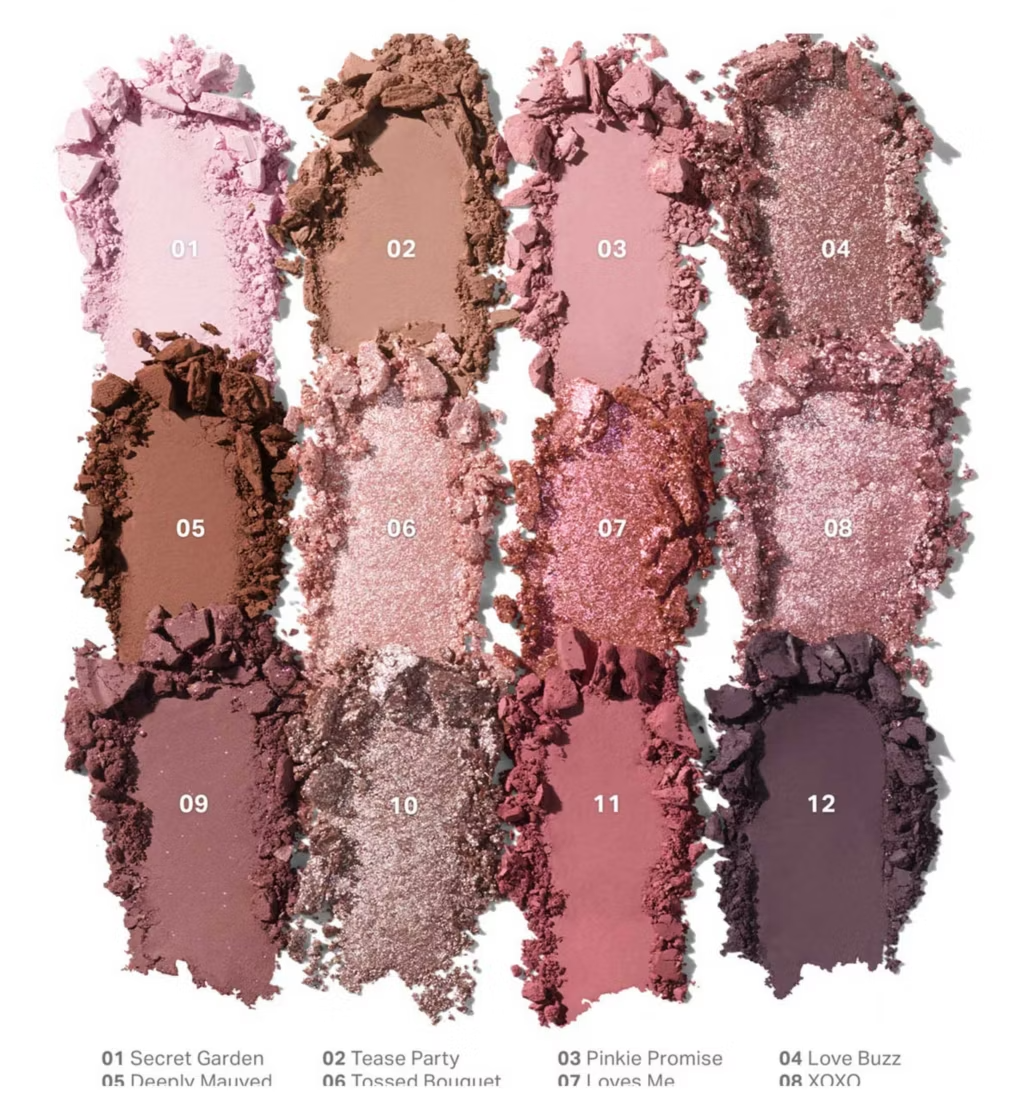 Morphe Rose Frequency 12 Pan Eyeshadow Palette 15g - Image 2