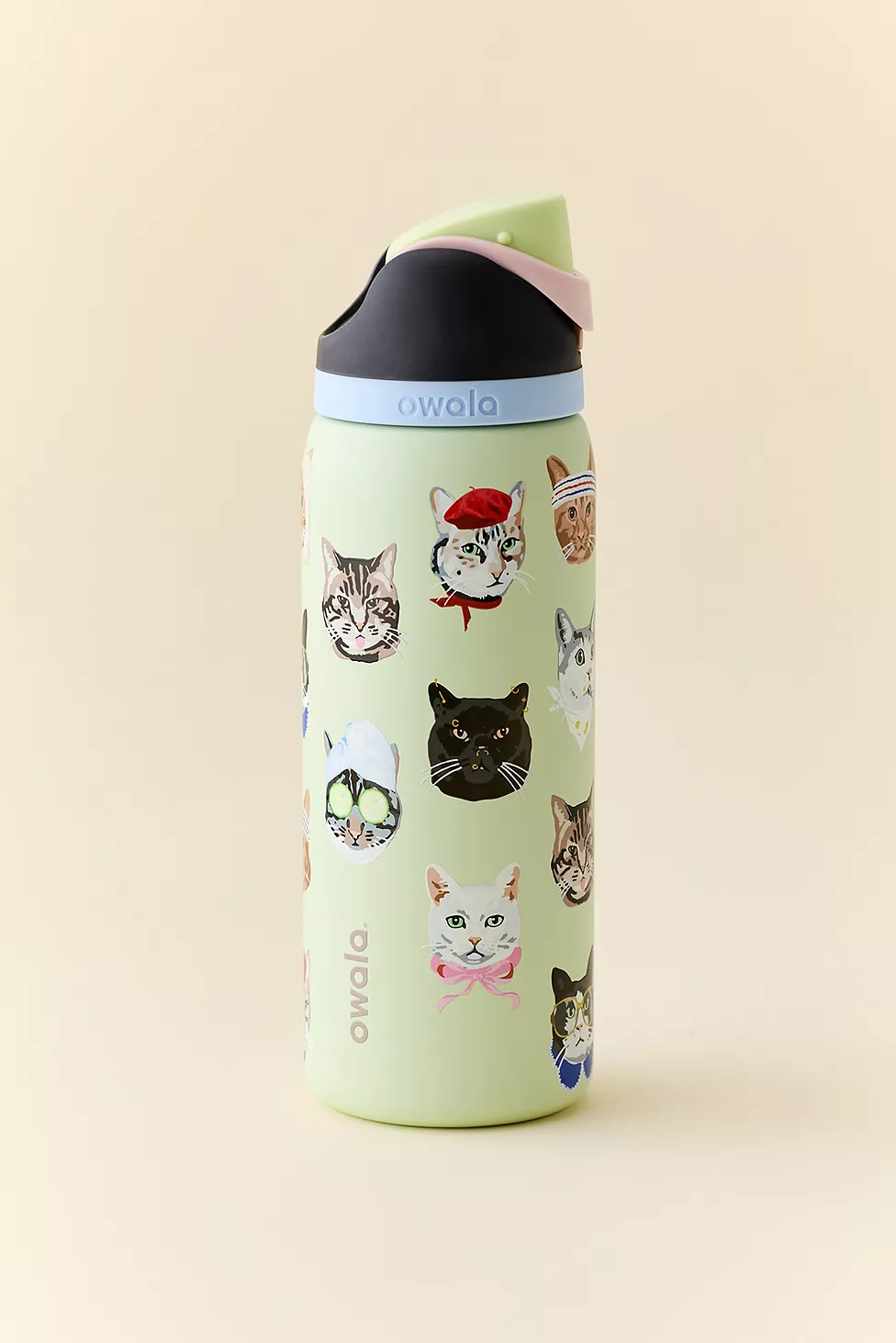 Owala UO Exclusive Cat Collage FreeSip® 0.9L / 32oz Water Bottle - Image 2