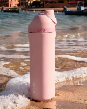 Owala FreeSip® 0.7L / 24oz Water Bottle Rose Quartz