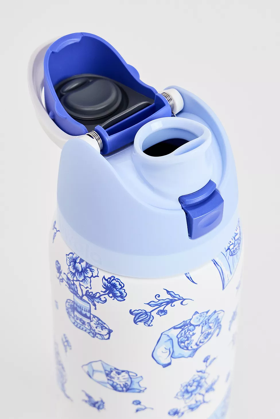 Owala UO Exclusive Delft Cat FreeSip® 0.9L / 32oz Water Bottle - Image 3