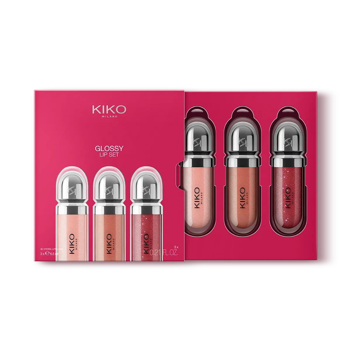 KIKO Milano Glossy Lip Set 03 3 x 6.5ml