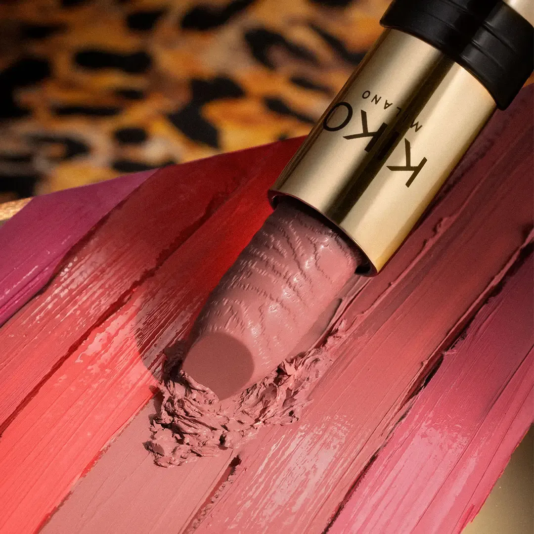 Just Cavalli x Kiko Milano Wild-Kisser Lipstick SPF30 01 Rebel Mauve - Image 4
