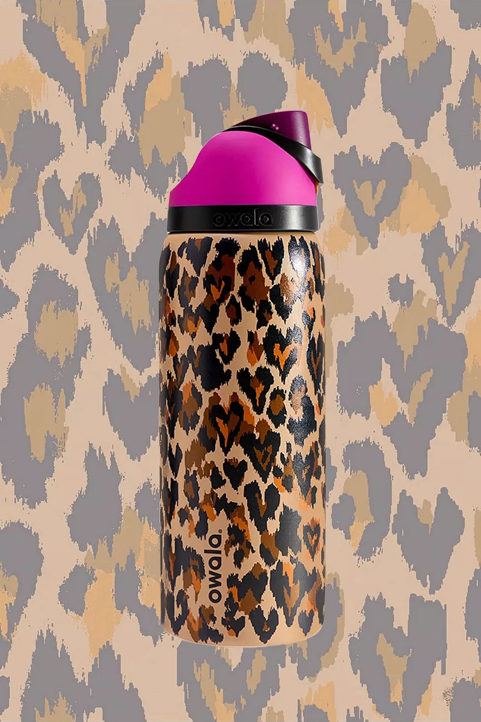 Owala UO Exclusive Leopard FreeSip® 0.9L / 32oz Water Bottle