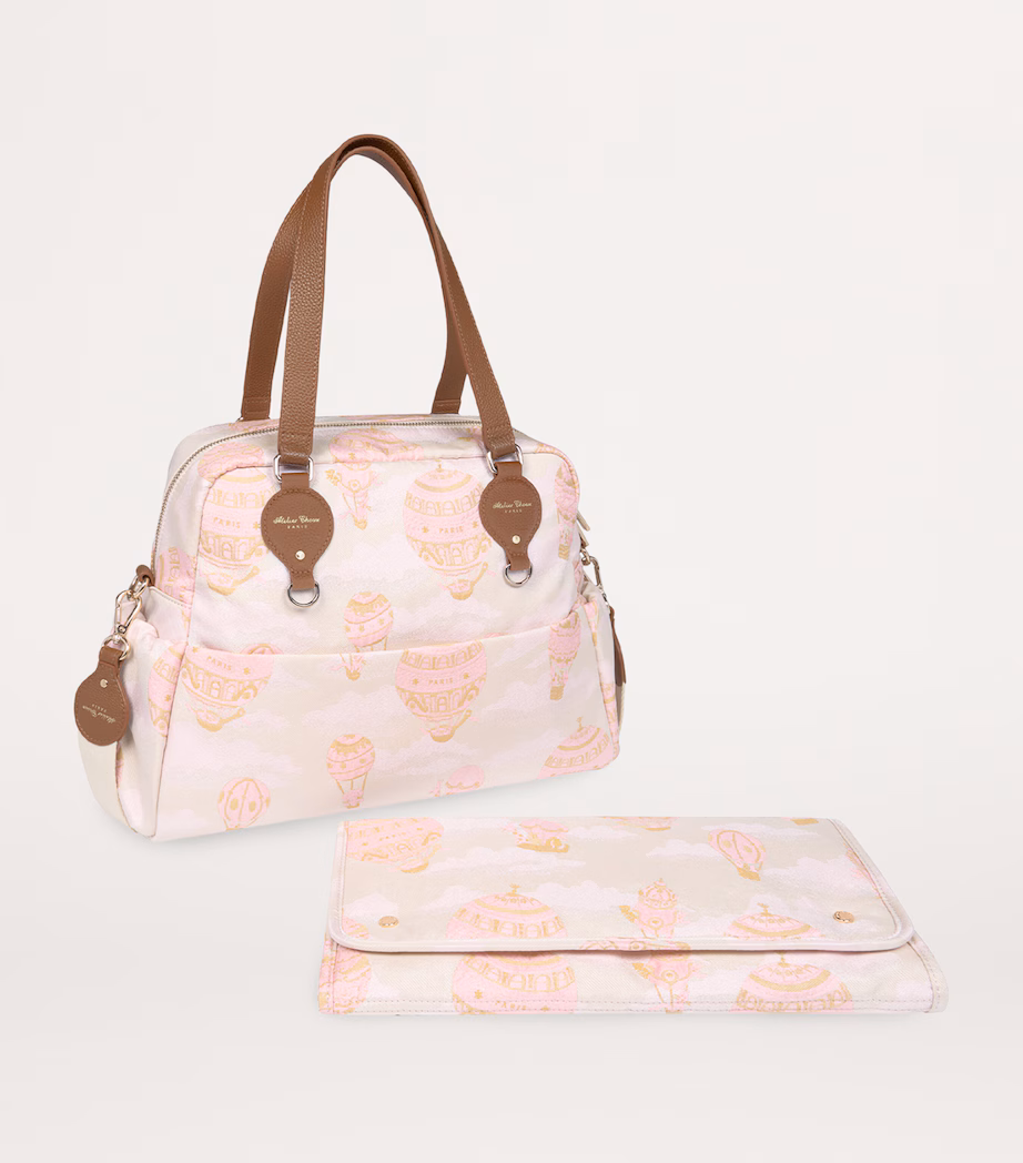 Atelier Choux Pink Hot Air Balloon Changing Bag and Mat Set - Image 2