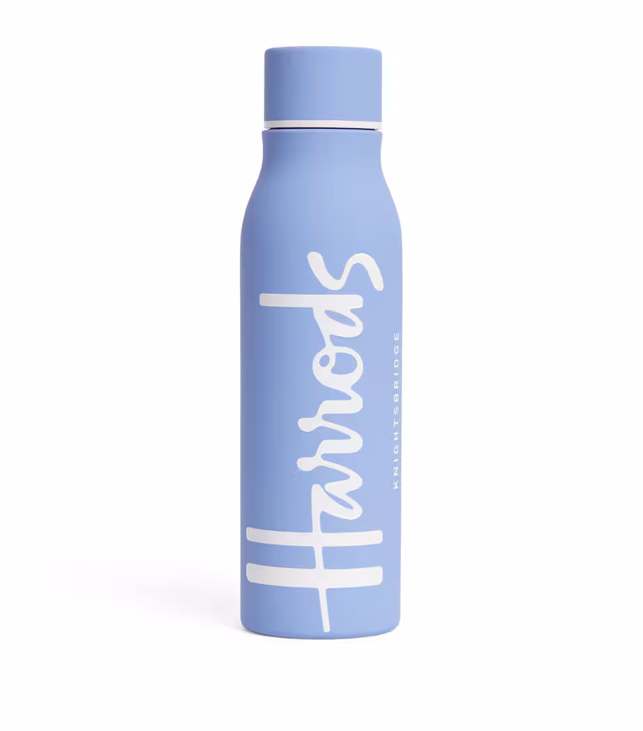 Harrods Pastel Blue Logo Water Bottle (450ml)