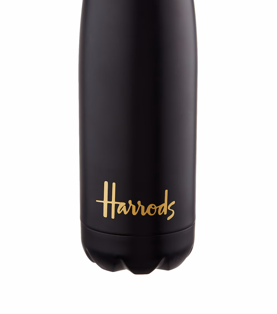 Harrods Black Logo Water Bottle (500ml) - Image 2
