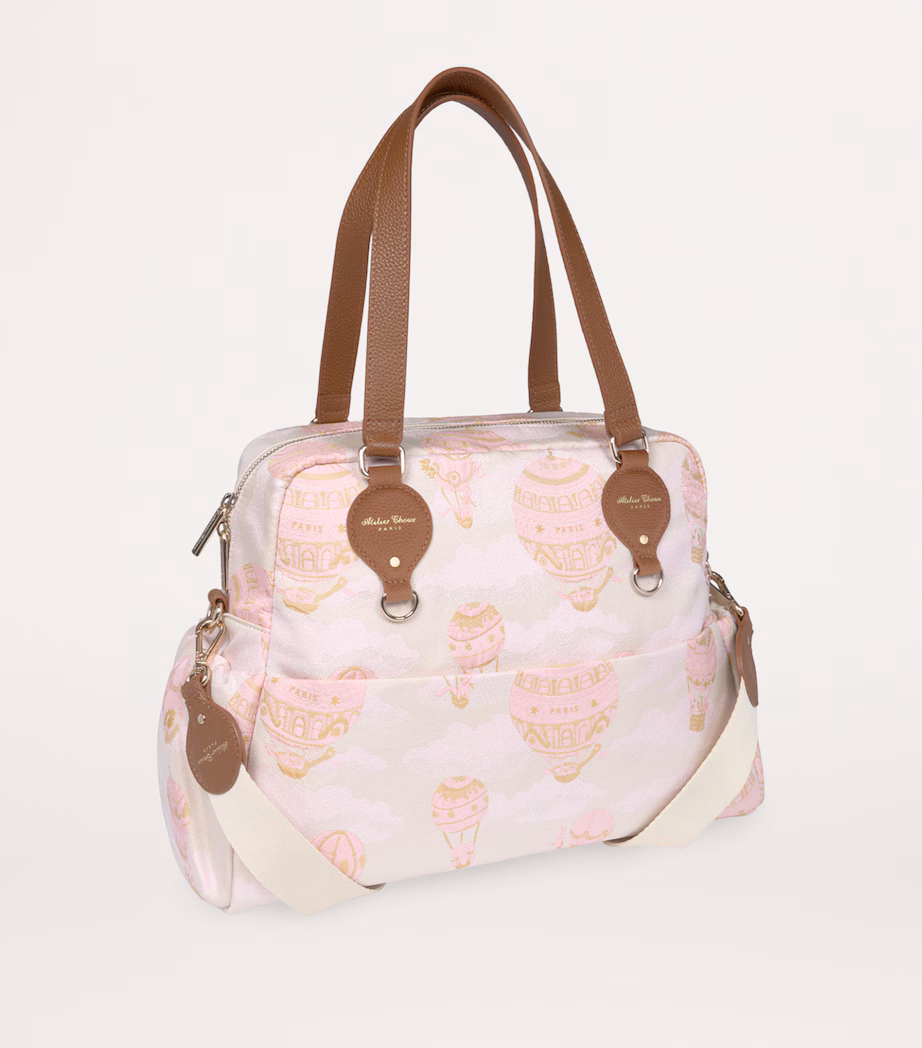 Atelier Choux Pink Hot Air Balloon Changing Bag and Mat Set - Image 5