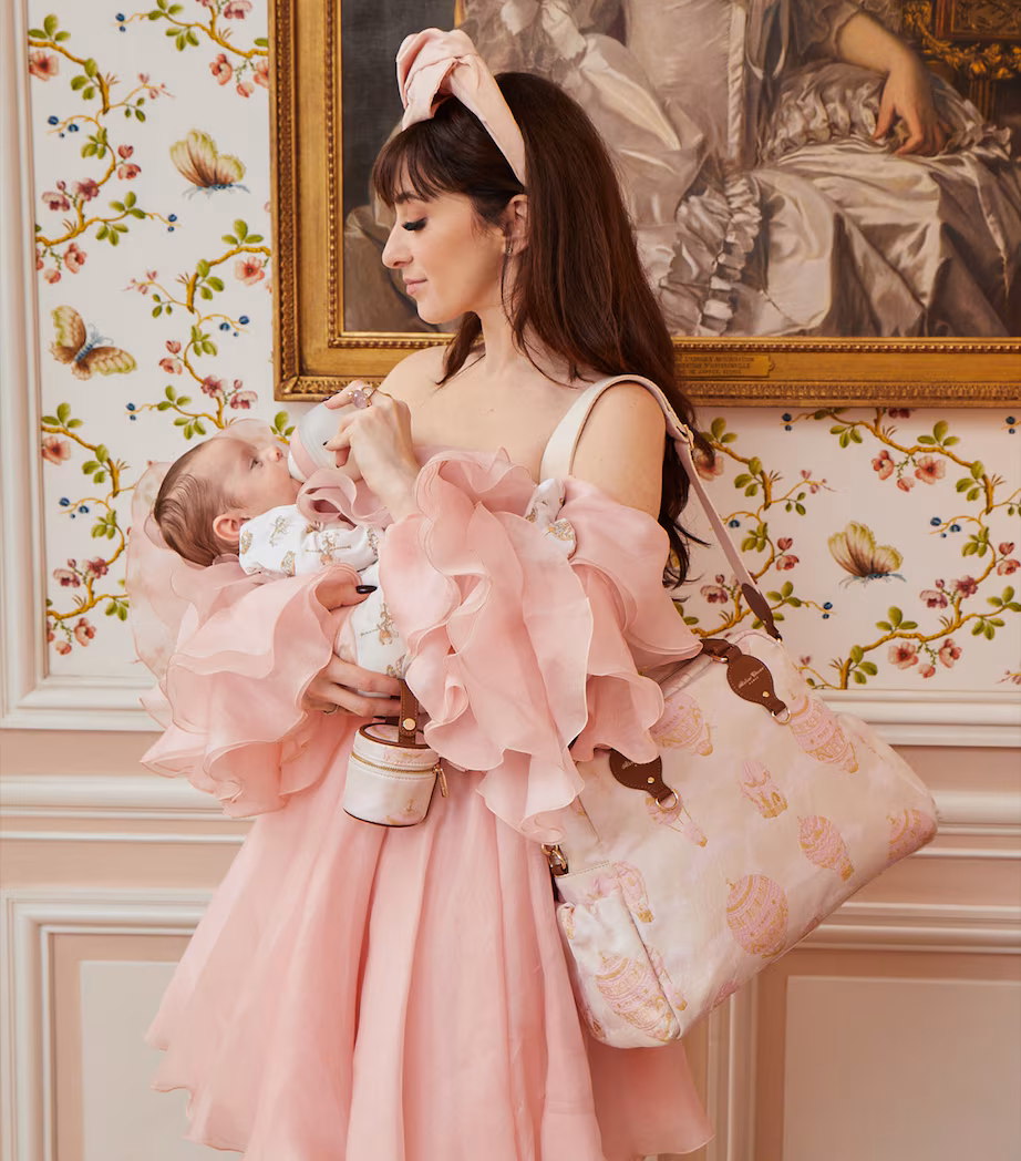 Atelier Choux Pink Hot Air Balloon Changing Bag and Mat Set - Image 6