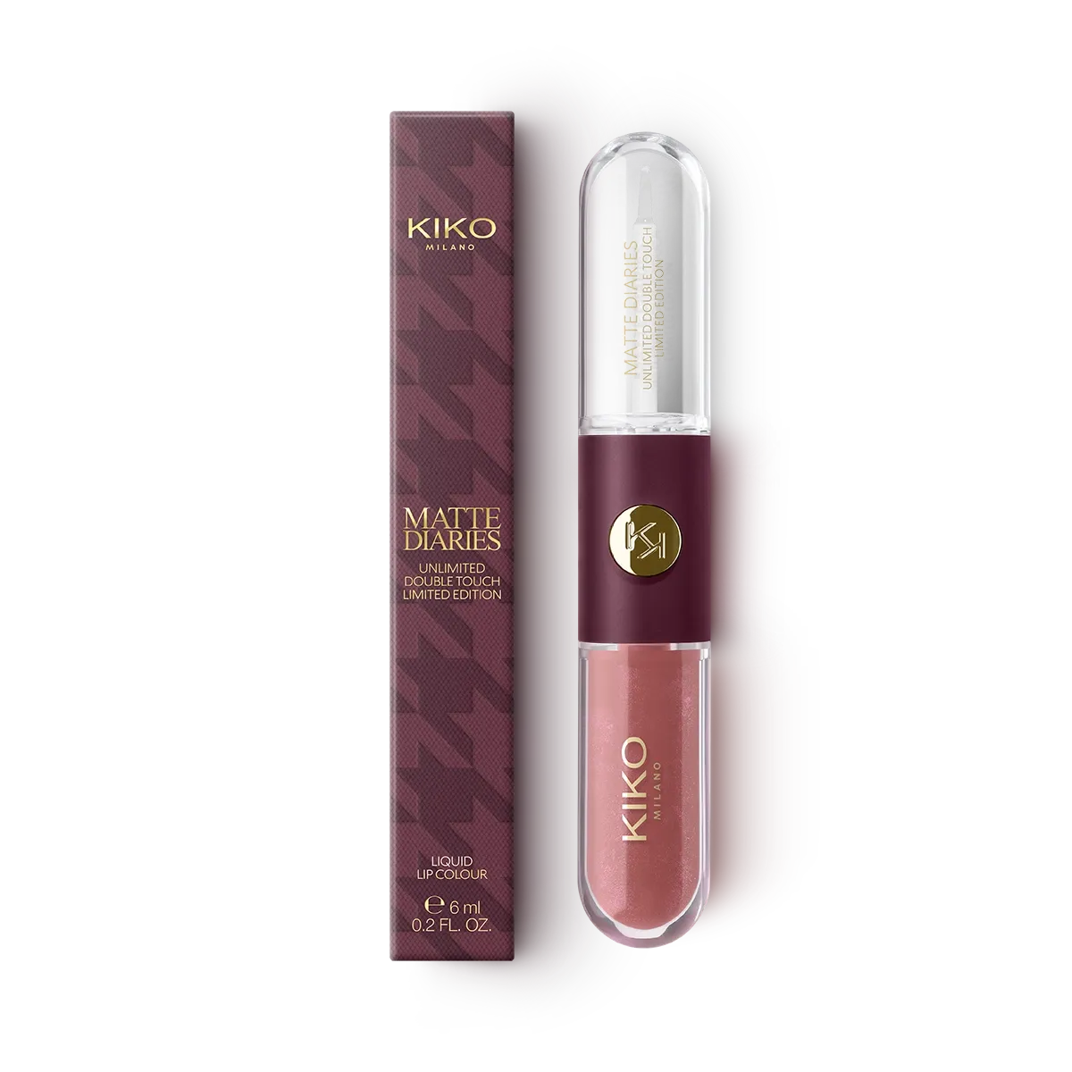 Kiko Milano Matte Diaries Unlimited Double Touch Limited Edition 01 Classic Nude Whisper